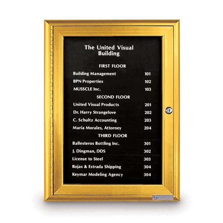 United Visual Products Outdoor Enclosed Combo Board, 72"x36", Satin Frame/Grey & Pumice UVCB7236OD-GREY-PUMICE